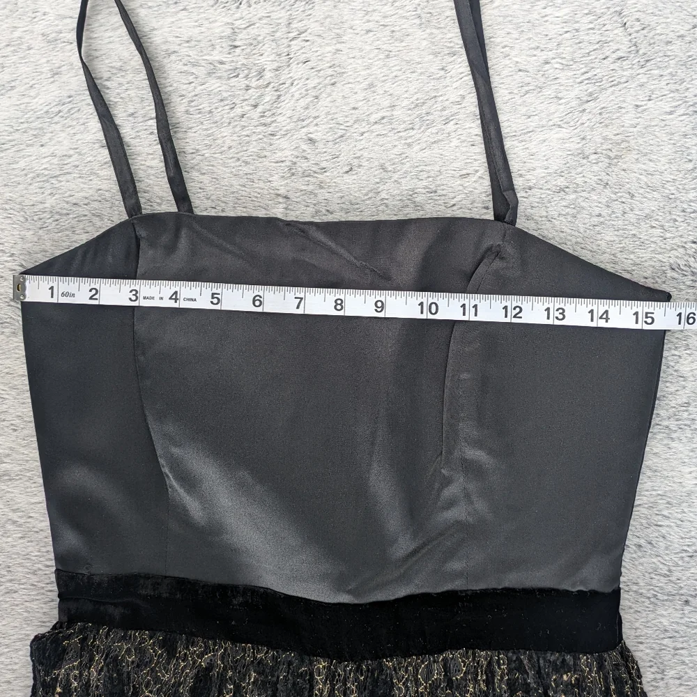 Tahari Arthur S. Levine‎ Corset Top Dress Lace Overlay Sz 6